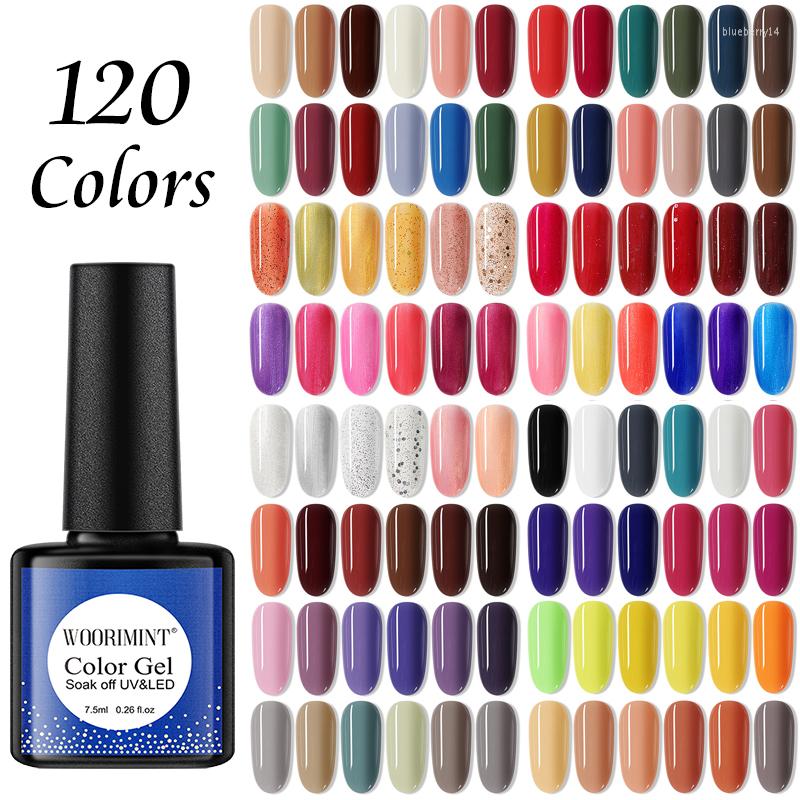 

Nail Gel 120 Colors Art Paint Polish Soak Off Long Lasting Base Top Coat UV Color 7.5ml Manicure Vernis Lacquer, Color 85