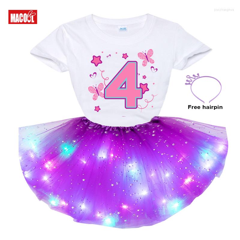 

Clothing Sets Girls Tutu Dress Toddler Girl Summer Clothes Party Design Your Name Number Chill Kids Gift 6 Year Old Birthday Outfit, Girls set dress