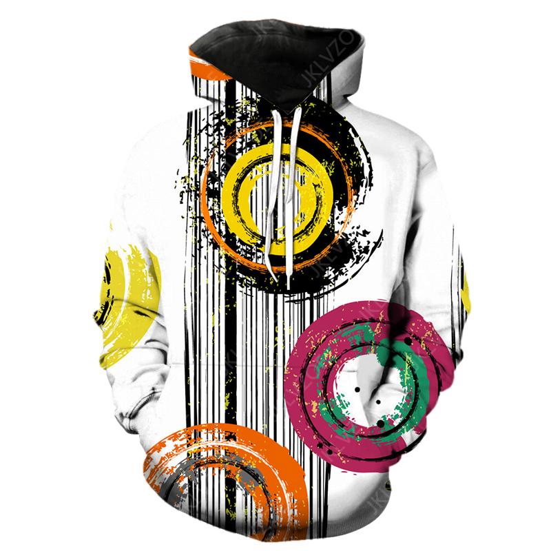 

Men' Hoodies & Sweatshirts Painted Doodle Series Fashion Designer Abstract Oil Painting Clothes 3D Printing Tops Unisex Oversized Men/Women, L3241