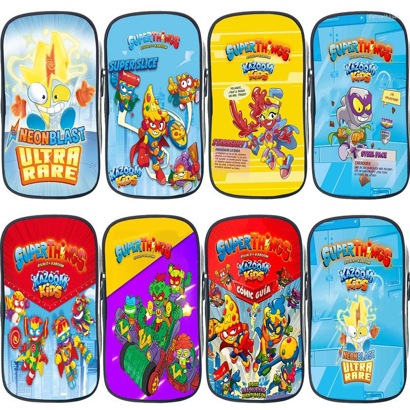 

Cosmetic Bags Superzings Series 8 Cases Pencil Case Students Cartoon Bag Stationery Pen Kazoom Kids Gifts Zipper Box, 13