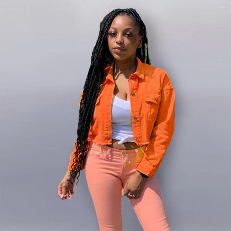 

Women' Jackets Women Coat Lapel Buttons Thermal Pure Color Jacket Lady For Work, Black