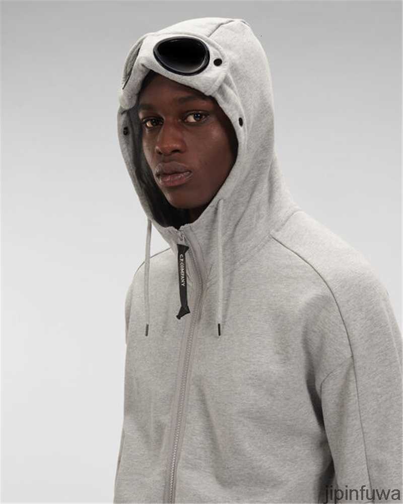 

CP Designer Hoodie Mens Jacket Casual Cardigan Hooded Coat Zipper Hoodeds Sweater Women Stitching Lens Sweatshirt Clothing U5TW, Black