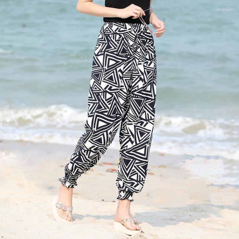 

Women' Sleepwear Women Night Wear Sleep Pants Home Pajama Panties Summer To Prevent Mosquito Bites Fashion Beach