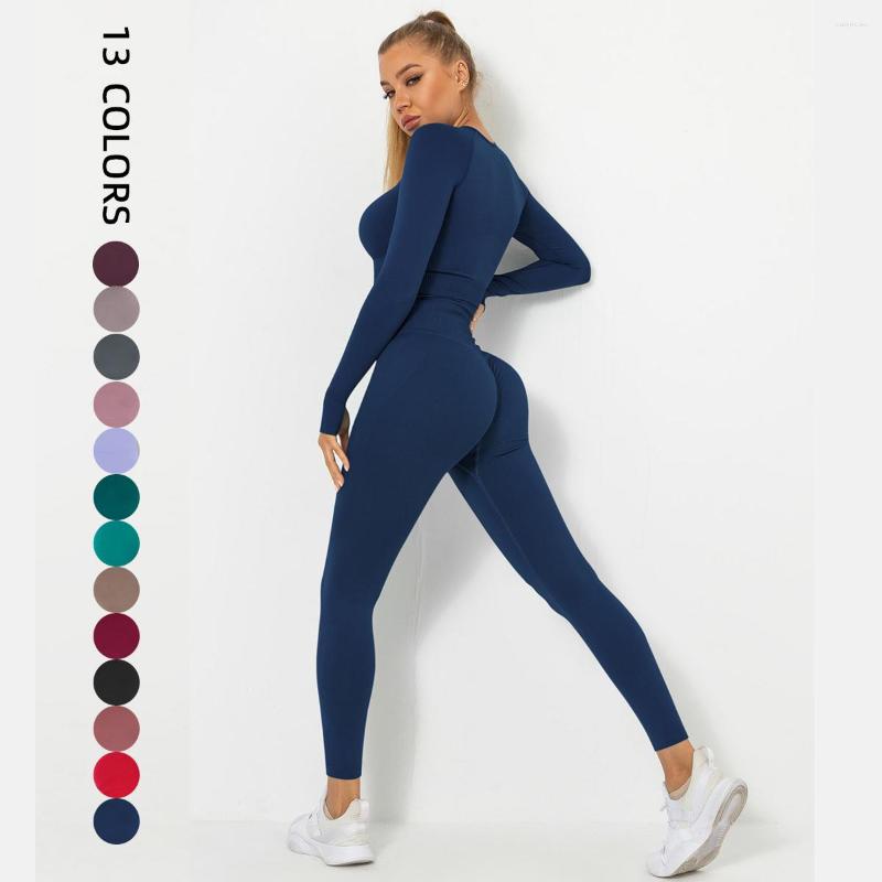 

Active Sets Seamless Yoga Leggings Set Breathable Gym Clothing 2piece Women Fitness Sports Wear Workout Clothes Womens Outfits, Red set