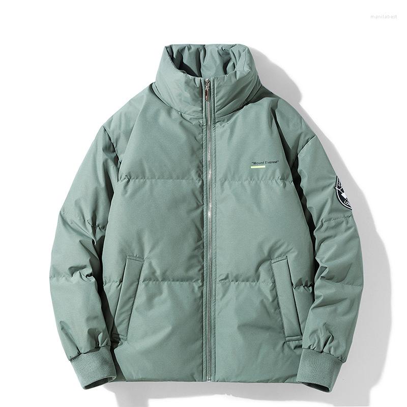 

Men's Down Cross-border 2023 Winter Coats Male More Style Bread Served Han Edition Handsome Men Jacket, Black