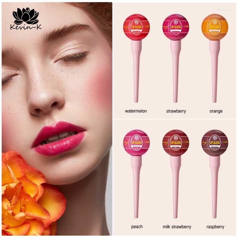 

Lip Gloss Lollipop Matte Velvet Glaze Not Easy To Fade Lipstick Private Label, 05raspberry
