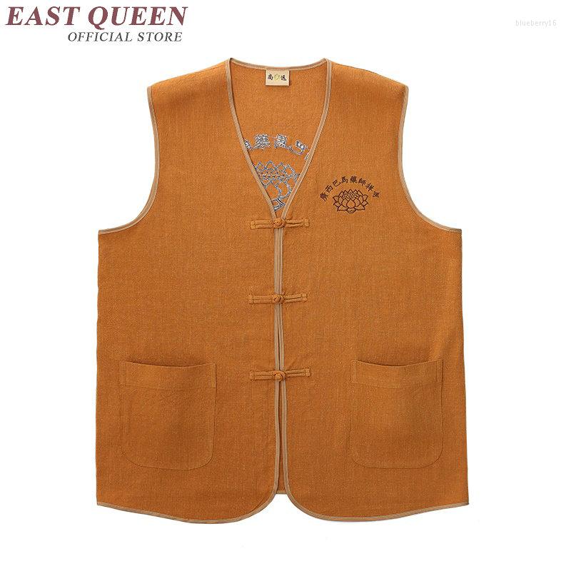 

Ethnic Clothing Buddhist Monk Robes Vest Chinese Shaolin Men Women Traditional Uniform 3908