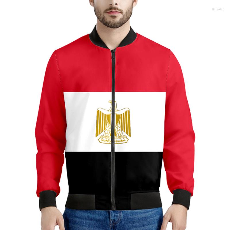 

Men' Jackets Egypt Zipper Jacket Free Custom Made Name Number Team Logo Eg Arab Coats Egy Country Travel Arabic Nation Egyptian Flag, 1004