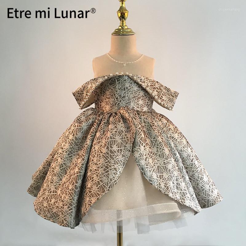 

Girl Dresses Children Dress For Girls 2023 Baby Little Long Sleeve Red Vintage Lolita Princess Christmas Kids Clothes L510205, Gold