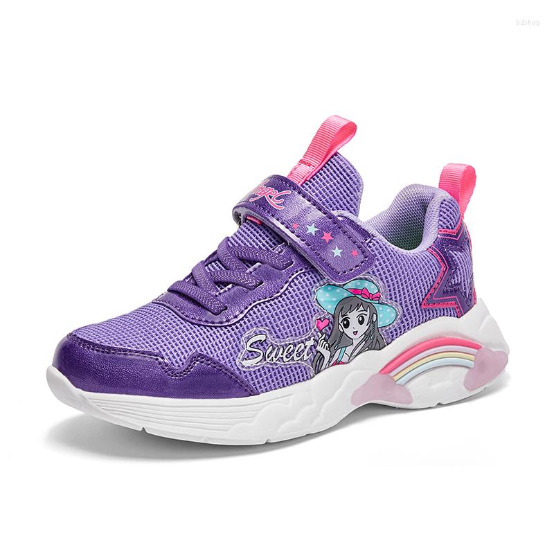 

Athletic Shoes Summer Comfortable Breathable Sports Girls Kids Cartoon Sneakers For Outdoor Soft Sole Antiskid Running Casual, Pink88172
