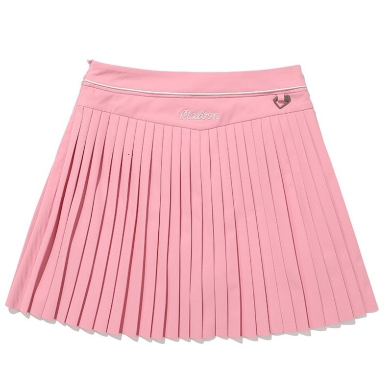 

Tennis Skirts Golf Wear Ladies Fashion Pleated Summer Belt 230203, White