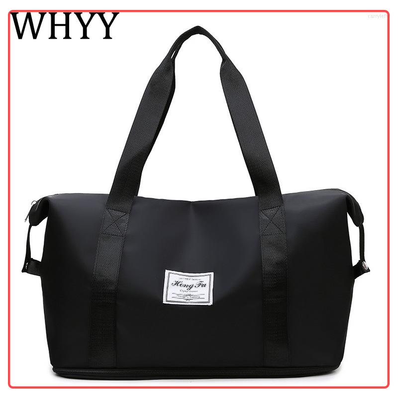 

Duffel Bags WHYY Women Travel Bag Large Capacity Tote Foldable Luggage Shoulder Duffle Storage Waterproof Handbags Yoga Sport Crossbody, Qf