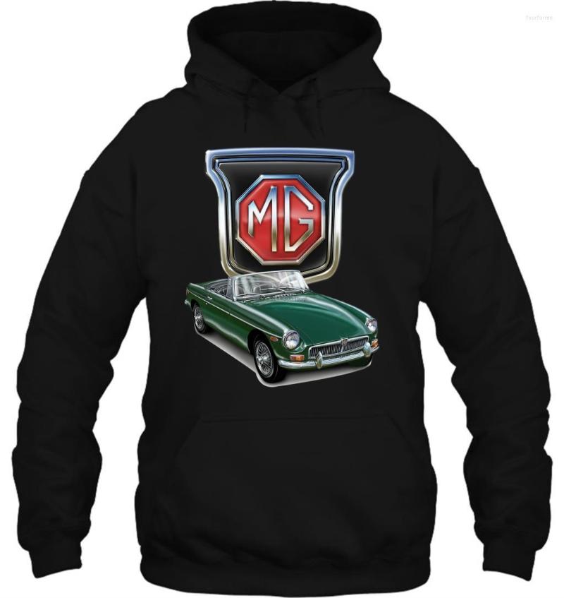 

Men' Hoodies Men Hoodie Fashion Cool Funny MGB British Racing Green Customized Printed Women Streetwear, Se