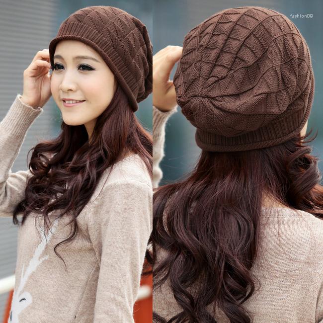 

Berets Fashion Unisex Winter Warm Knit Hat Hi Quality Women Men Solid Color Casual Beanies Soft Stretch Skullies Cap Bonnet Cotton, Beige