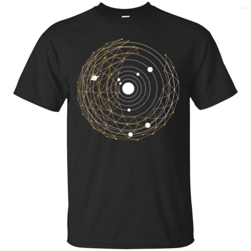 

Men's T Shirts Geometric Solar System Science Art Men T-shirt, Notprint10