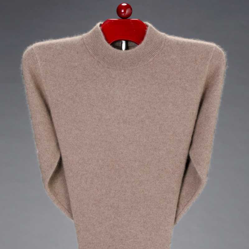

Men' Sweaters Woolen Sweater Solid Color Pullover Bottomed Warm And Thickened In Autumn WinterMen