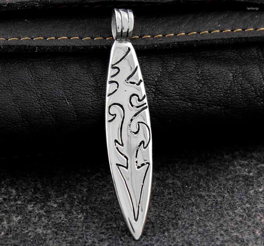 

Pendant Necklaces Men's 316L Stainlees Steel KNIFE MAORI DAGGER Tribal Tattoo ML09
