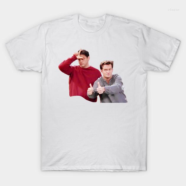 

Men' T Shirts Men T-shirt Friends Chandler Y Joey Okay Tshirt Women Shirt, Men-darkpurple