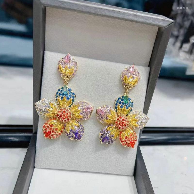 

Stud Earrings Bilincolor Trendy Yellow Flower Earring For Women