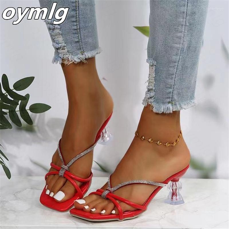 

Dress Shoes Sandals And Slippers Women's 2023 Summer Open-toe Rhinestone One-word Fairy Gentle Fashion Large Size Women, Black