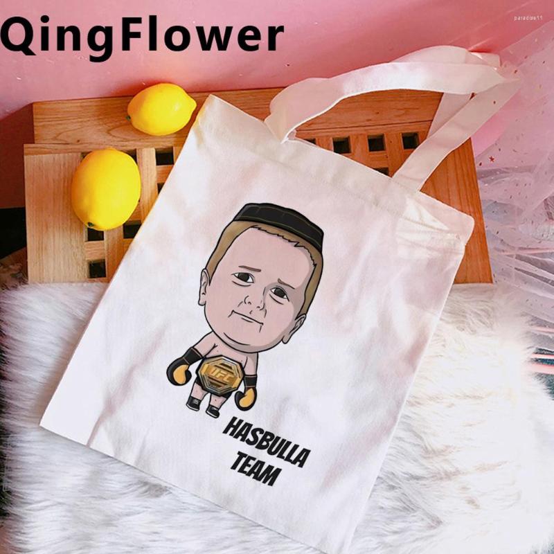 

Shopping Bags Hasbulla Bag Eco Cotton Grocery Jute Tote Bolsas Reutilizables Shoping Cabas, 91216