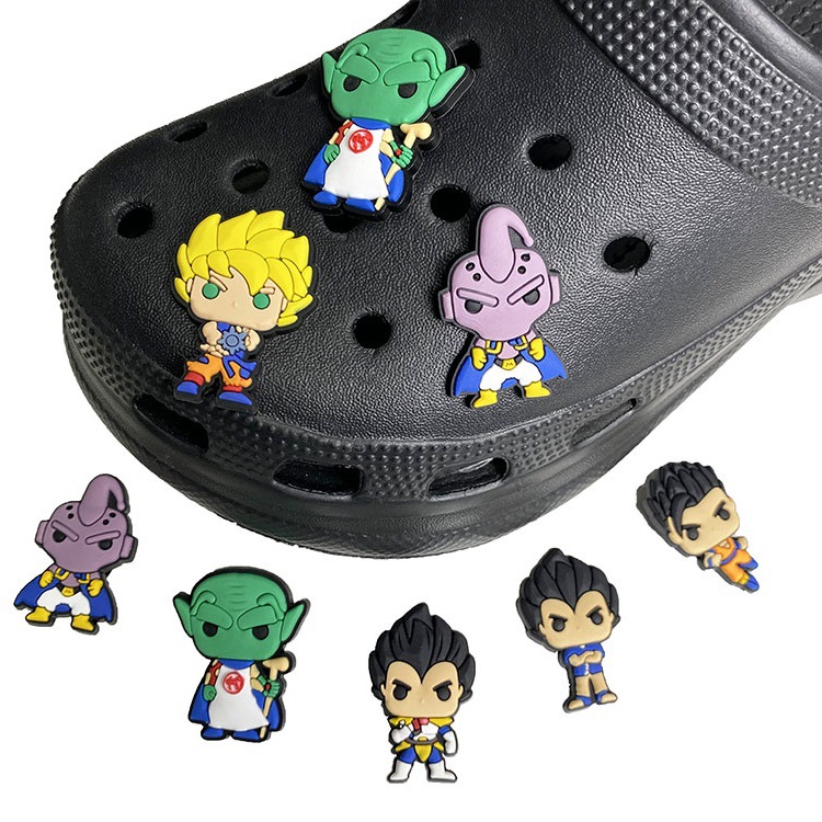 

Anime charms wholesale childhood memories boys toys super comic figures funny gift cartoon charms shoe accessories pvc decoration buckle soft rubber clog, Equally mixed colors