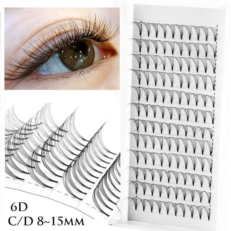 

False Eyelashes 120 Clusters Eye Makeup Tool C/D Curl Cluster Lashes Mink Lash Natural 6D Russian Volume Individual