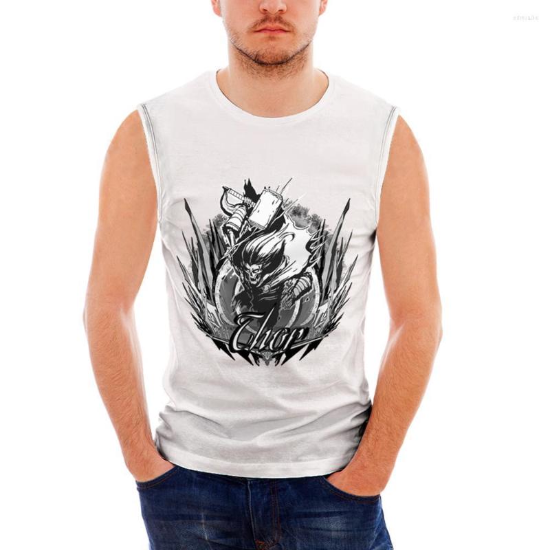 

Men' Tank Tops Fashion Casual Printed Sleeveless Top Men Hip Hop Gym Clothing Vest, 02