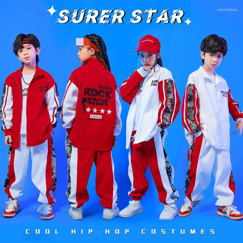 

Clothing Sets Children's Jazz Dance Clothes Boys And Girls Hip Hop Fashion Brand Performance Suit, Mm-a206-a207 boy