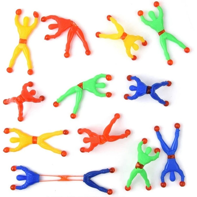 

Wall Tumblers Sticky Toys Climbing Man Stretchy Flexible Crawler for Kids Assorted Colors Party Favors Easter Stuffers
