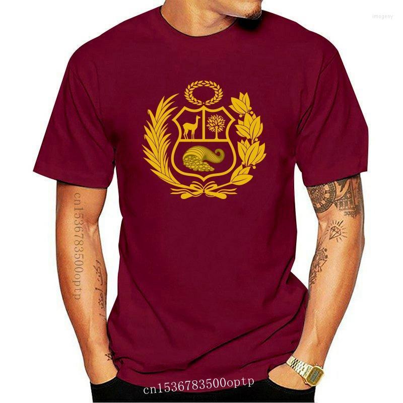 

Men's T Shirts Men Tshirt Peru Shirt Peruvian Coat Of Arms Gold Women T-Shirt Tees TopMen's Imog22, Pink