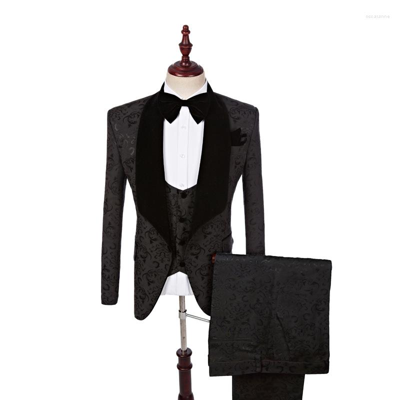 

Men's Suits Men's Suit Black Fashion Slim Korean Pattern Work Clothes Classic Business Professional Wear Groomsmen Formal, Picture color