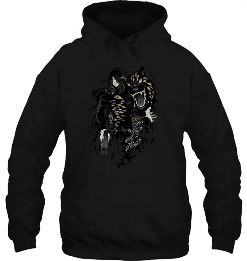 

Men' Hoodies Men Hoodie Fashion Cool Funny Hellsing Ultimate Customized Printed Women Streetwear, Se