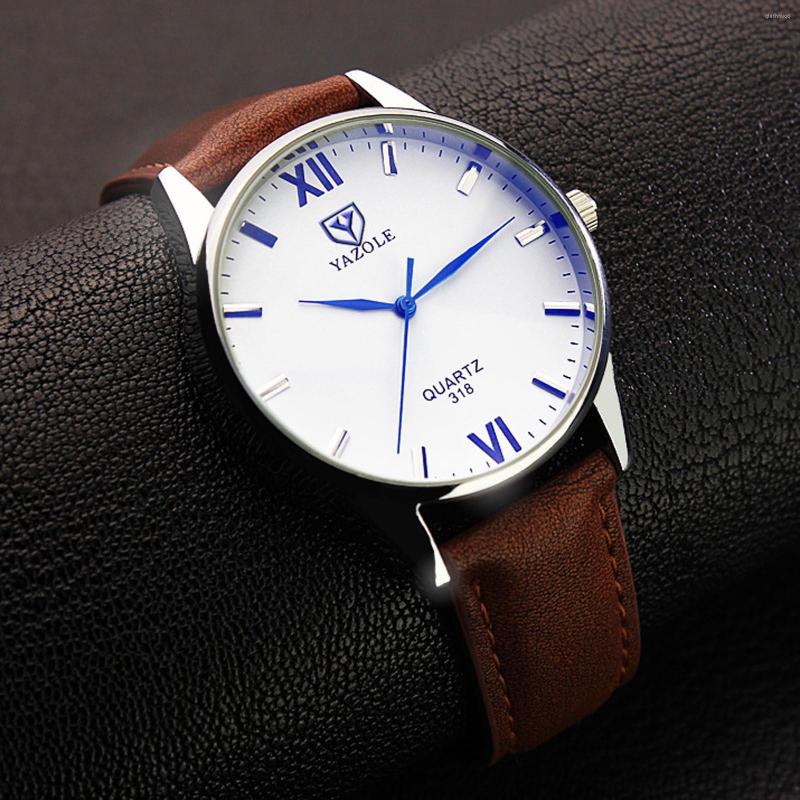 

Wristwatches Mens Mechanical Casual Up Belt Analog Quartz Watch Men Wristwatch Clock Business Date Relogio Masculino