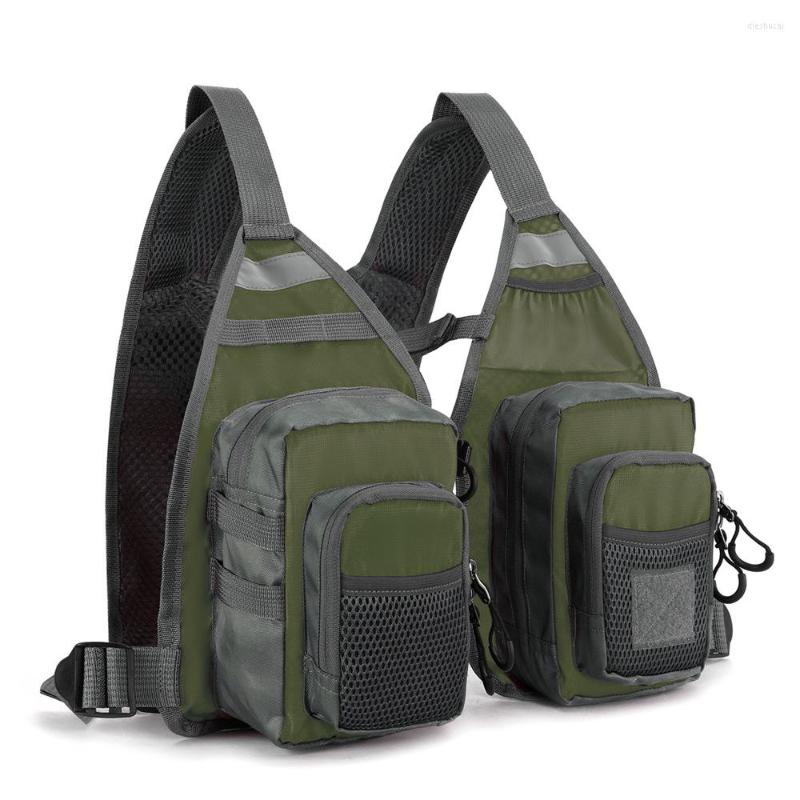 

Men's Vests 2023 Outdoor Fishing Vest Travel Bag, Black