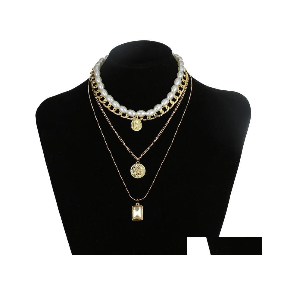 

Beaded Necklaces Women Mtilayer Fashion Bohemian Ethnic Style Handmade Tassel Pendant Necklace Girls Jewelry Gift Drop Delivery Penda Otw9W