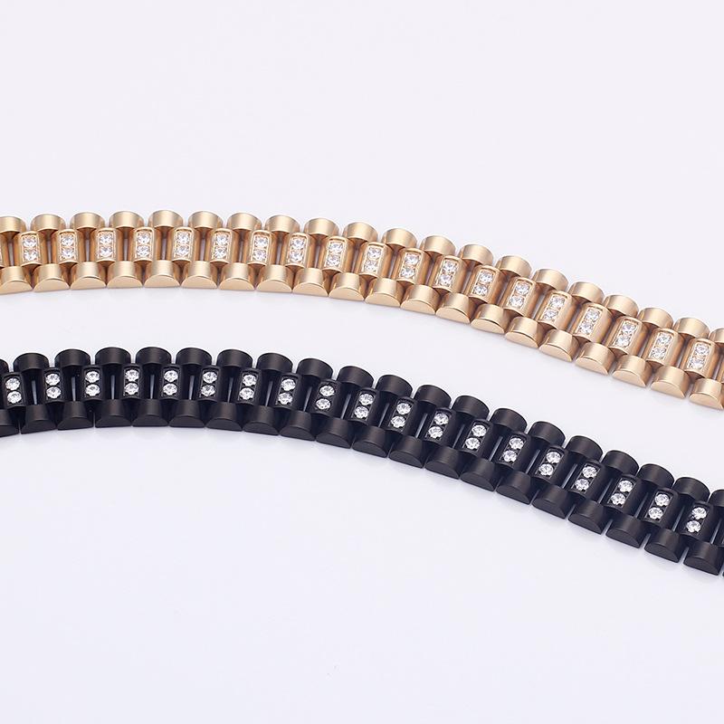 

Link Bracelets Fashion Titanium Steel Strap Bracelet Stainless Men's Chain