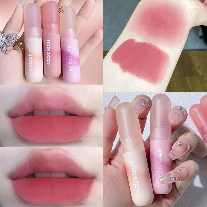

Lip Gloss 6 Colors Mousse Moisturizing Lasting Velvet Matte Mud Sexy Nude Red Liquid Lipstick Lips Beauty Cosmetic, 06