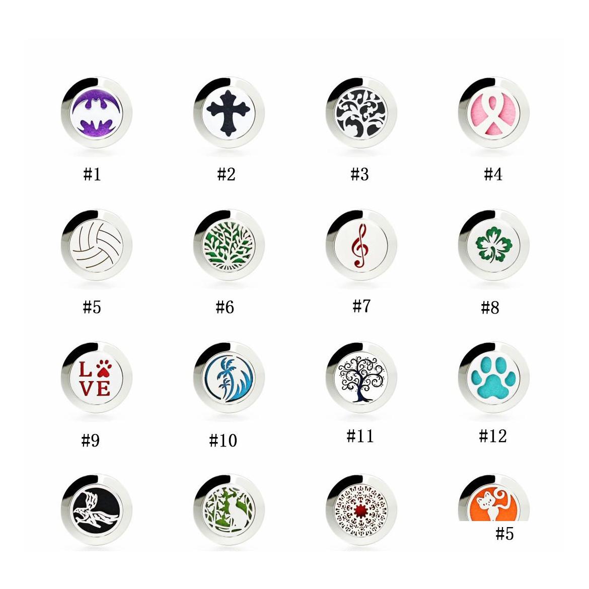 

Pins Brooches Stainless Steel Essential Oil Diffuser Brooch Pins For Women Men Open Magnetic Aromatherapy Locket Badge Lapel Pin Fa Otrdb