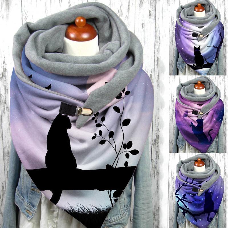 

Scarves Soft Wrap Winter Casual Warm Shawls Women Button Silk For Perfectly Adjusted Scarf Hijab Scarfs
