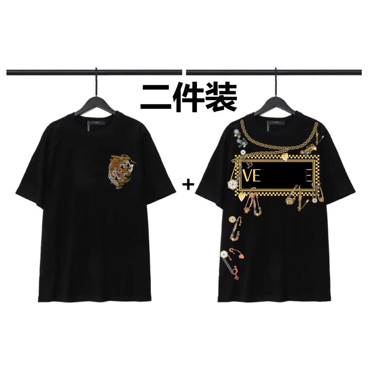 

2023 Summer Men's t Shirts casual women's T-shirts with short sleeves printed with letters sell luxurious men's hip-hop casual style, buy one get one free. SIZE M-XXXL, 10