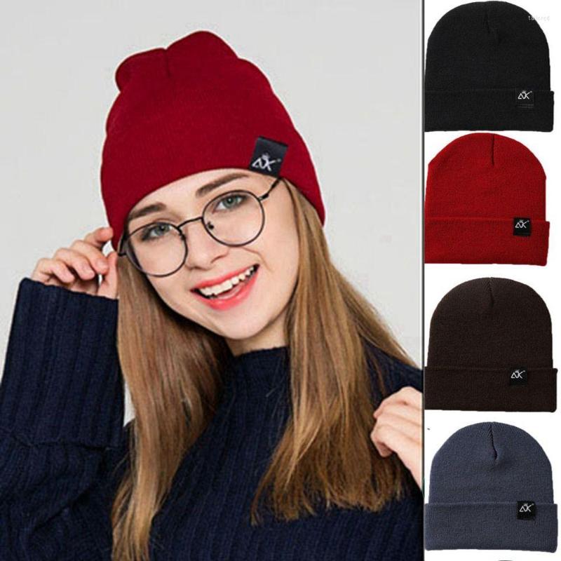 

Berets 2023 Winter Hats For Woman Men Beanies Knitted Solid Cute Hat Girls Autumn Female Baggy Cap Warmer Bonnet Ladies Casual, 12