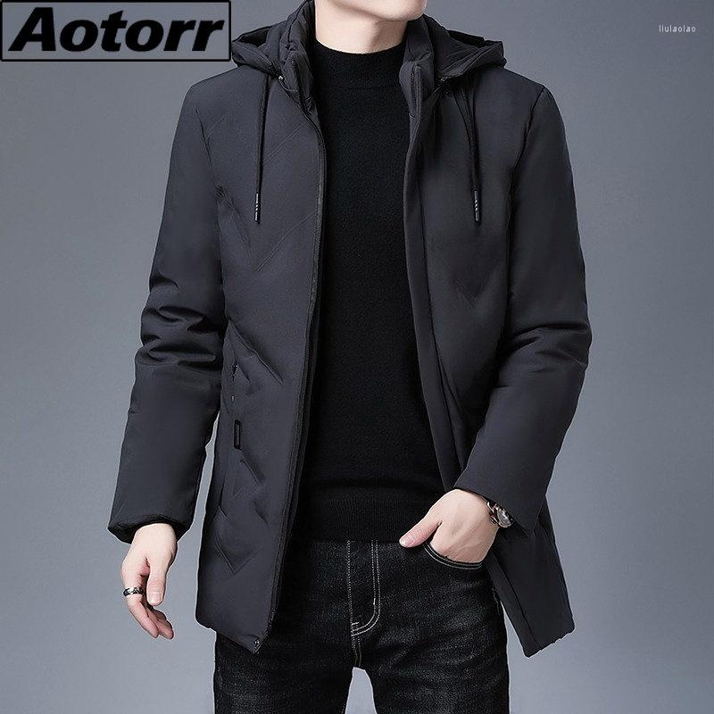 

Men's Jackets Brand Hooded Jacke Men Windbreaker Parkas Fashion Mens Long Thicken Outwear Parka Waterproof Cotton Padded Coat Clothing, Dgs1988black