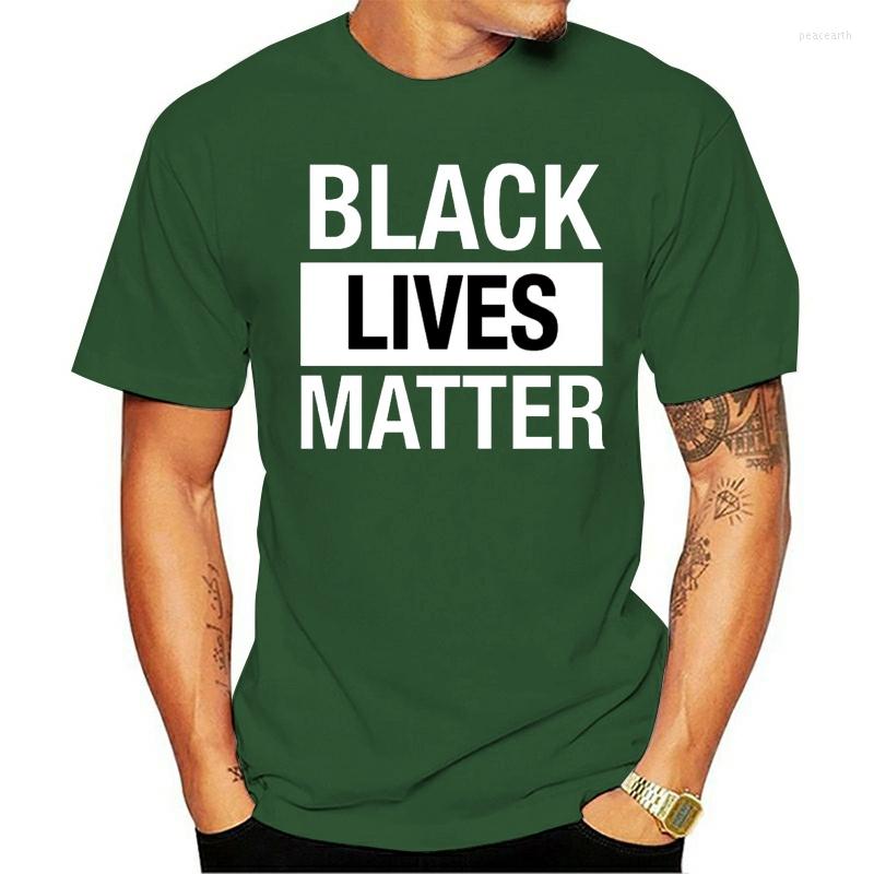 

Men's T Shirts Shirt 2023 BLACK LIVES MATTER Mens Womens Anti Racism Protest Funny Tops Tee Unisex, White