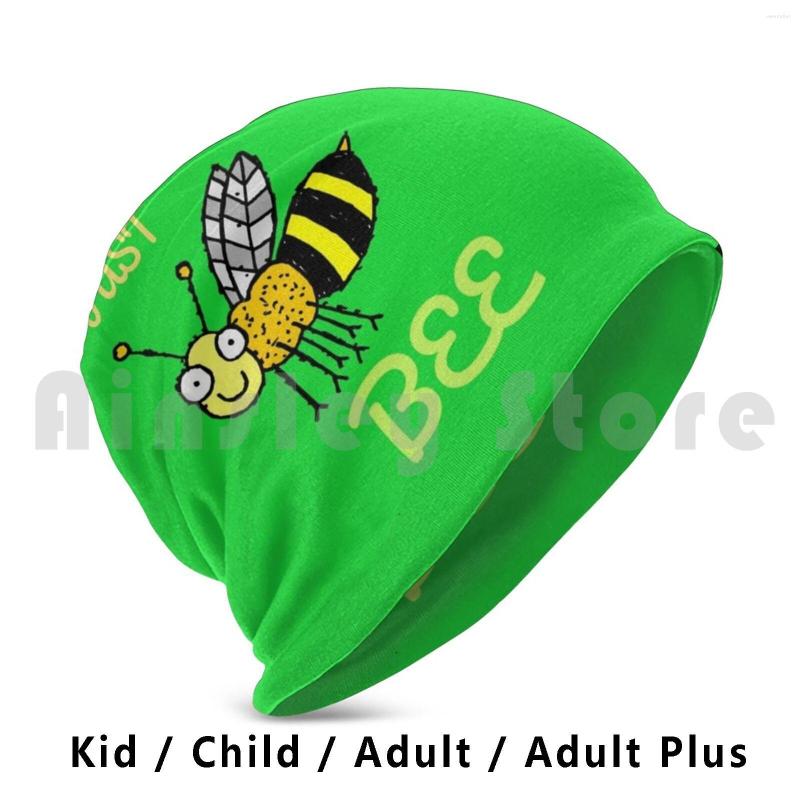

Berets Just Bee Beanie Beanies Pullover Cap Comfortable Be You Design Funny Sweet Love The, Adult knit hat
