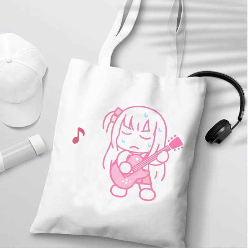 

Shopping Bags Bocchi The Rock! Hitori Bag Cotton Tote Shopper Recycle Bolso Eco Sacola Bolsas Reutilizables Grab, 21964