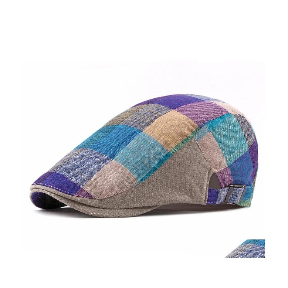 

Berets Simple Sboy Hat Plaid Color Beret Casual Street Caps Unisex Wild Octagonal Brim Cap For Men Winter Spring Hats Drop Delivery Othqx, Customize