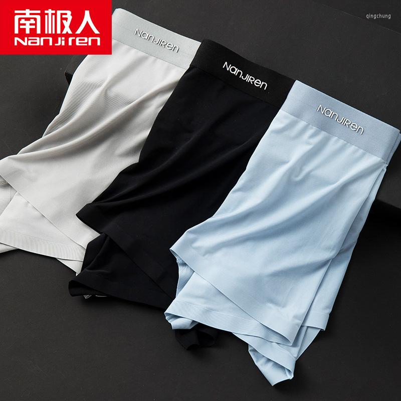 

Underpants Nanjiren Men Underwear Boxers Breathable Man Boxer Solid Gay Sexy Comfortable Brand Shorts Pants Pack3H, 2-1