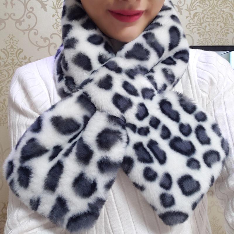 

Scarves Scarf Women's Autumn Winter Korean Version Of The Leopard Control Wild Students Thic Kening Warm Plush Hooded Collar F029