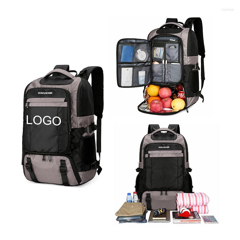 

Backpack Camping Supplies Female Portable Large Cooler Thermal Beach Sports Hiking For Trip Lunch Travel Fridge Pouch Picnic Bag, 57 blue